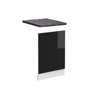 Vicco Panel Frontal R-line, Negro Brillo Intenso, 45 Cm, Et Antracita