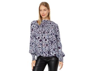 Marie Oliver Sofia Blouse Womens Clothing Lavender Harvest : SM, Silk