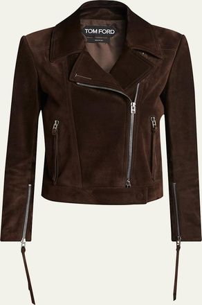Tom Ford Suede Moto Jacket