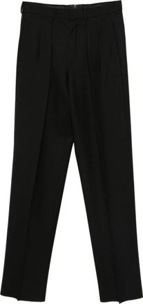 Tom Ford Zwarte Wol Formele Broek - Heren - Nette broeken - Zwart - L - Wol - Broeken
