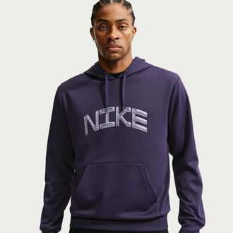 Nike Mens Flex Dri-FIT UV Protection Hoodie in Purple | IM3603-525