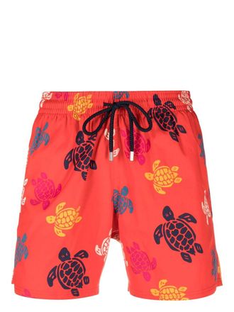 Vilebrequin Costume da bagno con stampa - Rosso