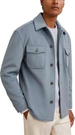 Reiss Liam Wool-Blend Casual Shirt