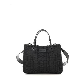 Emporio Armani My EA Small Shopper Bag - Dames - Handtassen - Zwart - ONE Size - Katoen - Tassen