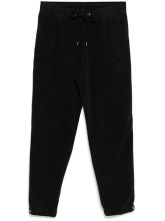 James Perse Cotton Terry Flight trousers - women - Elastane/Lyocell/Cotton - 2 - Black