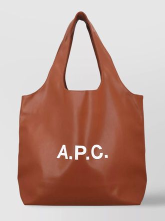 A.P.C. ninon tote bag with soft texture and double handles