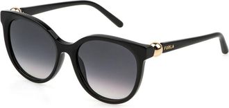 Furla SFU887 0700 Mens Sunglasses Black Size 54