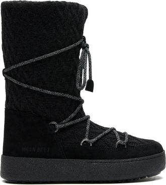 Moon Boot Stivali stringati - Nero