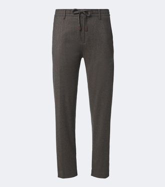 Canali Pantalones rectos de lana