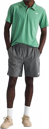 The North Face Mens Wander 2-In-1 7 Shorts In Smoked Pearl