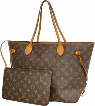 Louis Vuitton Brown Fuchsia Tote Bag (Pre-Owned)
