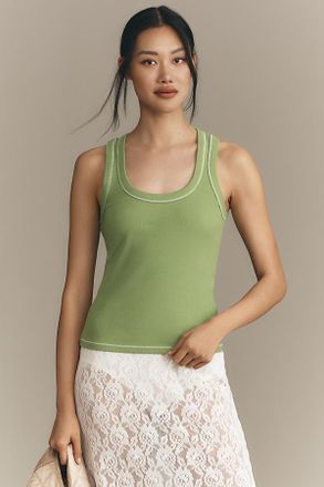 Pilcro The Sunny Scoop-Neck Tank Top by Pilcro