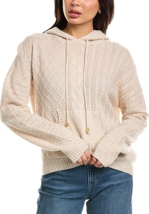 Brodie Lottie Cable Cashmere Hoodie