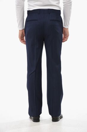 Givenchy Pantaloni Gessati in Lana Givenchy