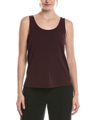 Eileen Fisher Eileen Fisher Silk Scoop Neck Slim Tank