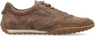 Tod's Leren Sneakers - Heren - Sneakers - Bruin - 43 EU - Leer - Schoenen