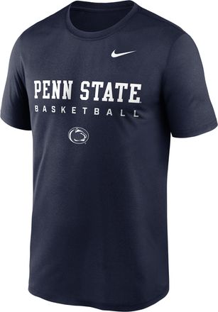 Nike Penn State Courtside Basketball Legend Nike Mens Dri-FIT College T-Shirt in Blue | 02TI41SPSN-8TZ