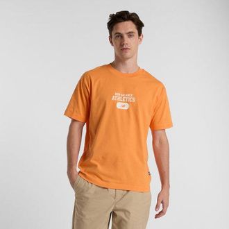 New Balance Hombre Heritage Graphic T-Shirt en Naranja, Algodón, Talla XL