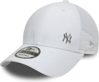 New Era 9Forty Trucker Cap - Flawless New York Yankees White