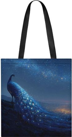 Generic Peacock Wild Animal Bird Tote Bag for Women Men Shoulder Bags Purses Pouch Handbags