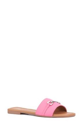 New York & Company Naia Slide Sandal in Pink at Nordstrom Rack, Size 6.5