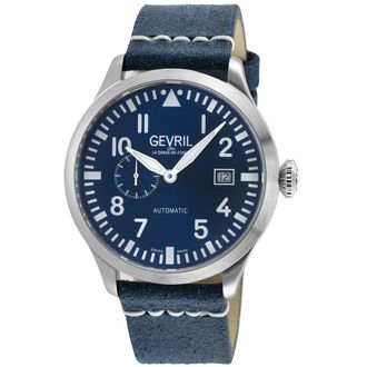 Gevril Group Vaughn Automatic Blue Dial Mens Watch 43513