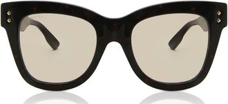 Gucci GG1082S 003 Womens Sunglasses Tortoiseshell Size 52 - Free RX Lenses - Free RX Lenses