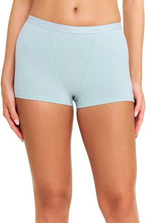Honeydew Intimates Emma Rib Boyshorts in Sea Moss at Nordstrom, Size X-Small