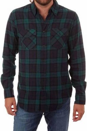PX Los Angeles Derek Flannel Shirt In Navy