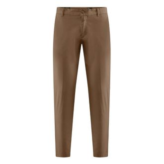 Bomboogie Pantaloni chino in popeline di cotone - - Trousers - Uomo - Marrone - W36