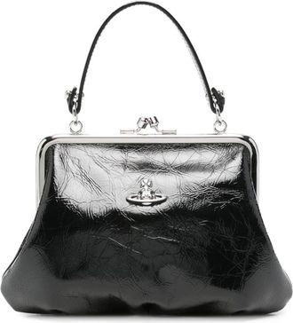 Vivienne Westwood Granny Frame Tas - Dames - Tassen - Zwart - Maat: ONE Size Katoen