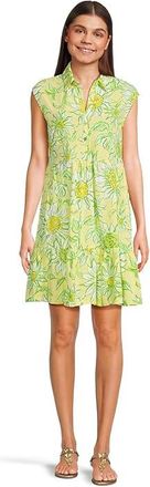 Lilly Pulitzer Arley Dress Womens Dress Limoncello Sunbelievable : XXS, Cotton