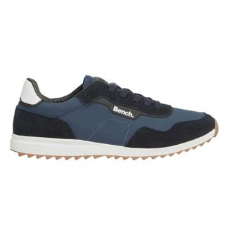 Bench Heren Brooke su&egrave;de platte sportschoenen (Marine)