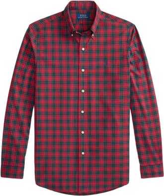 Polo Ralph Lauren Custom Fit Shirt - Heren - Casual Overhemden - Veelkleurig - L - Leer - Overhemden