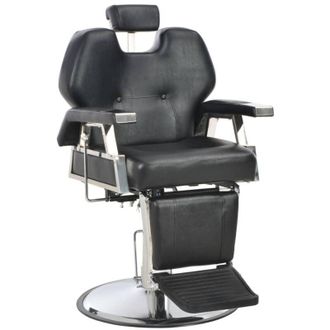 vidaXL Vidaxl - Furniture Limited - Silla De Peluquer&iacute;a De Cuero Sint&eacute;tico Negra