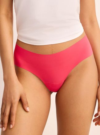 Miiyu Womens Dense laser-cut Brazilian panty Recycled nylon