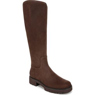 Vionic Fallbrook Water Resistant Knee High Boot in Chocolate Ganache at Nordstrom Rack, Size 5 Regular Calf