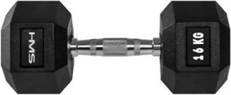 OEM Mancuerna Hex Pro Hms De 16 Kg Con Revestimiento De Goma