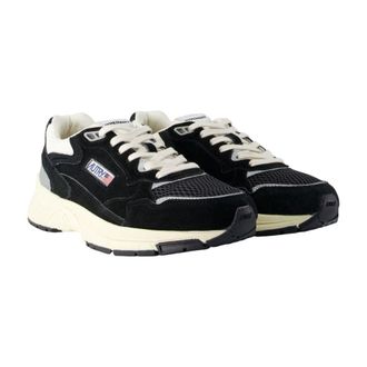 Autry Unisex Hyperway Low Sneaker Black Calfskin