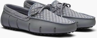 Swims Mens The Woven Driver Loafer In Grey