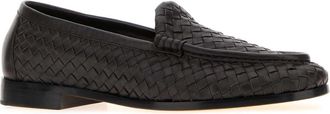Bottega Veneta Mens Silenzio Loafer Black Lamb