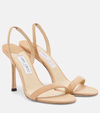 Jimmy Choo London Jenn suede slingback sandals