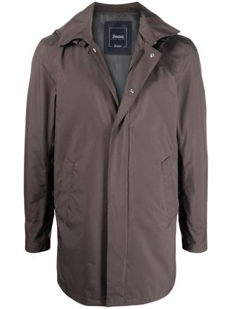 Herno Impermeabile con cappuccio - Marrone