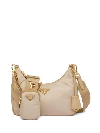 Prada Re-Edition 2005 shoulder bag - women - Recycled Nylon - OS - Neutrals