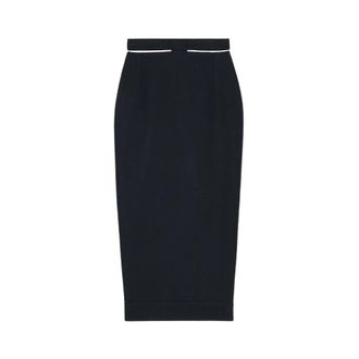 Jacquemus Dames, Rokken, Zwart, Maat: S Wol