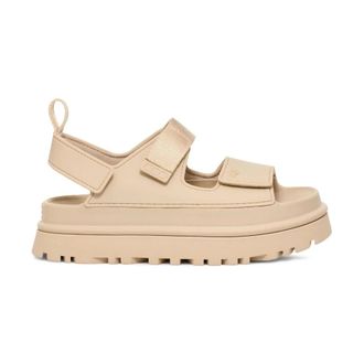 UGG Flat Sandals, female, Beige, Size: 10 US GoldenGlow Sandal
