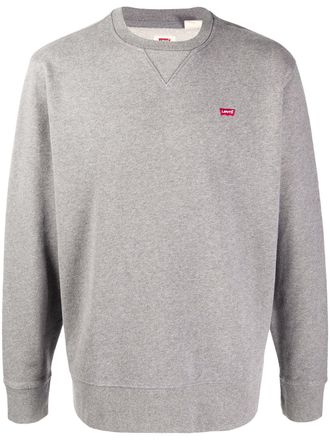 Levi's logo detail sweatshirt - men - Cotton - S - Grey