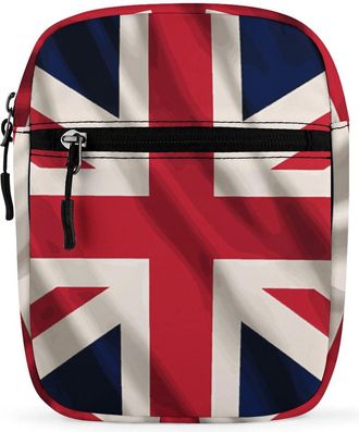 Generic Union Jack Flag UK United Kingdom Crossbody Bag Adjustable Satchel Cute Shoulder Bag Lightweight Sling Bags