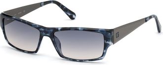 Guess GU6976 92W Mens Sunglasses Blue Size 58