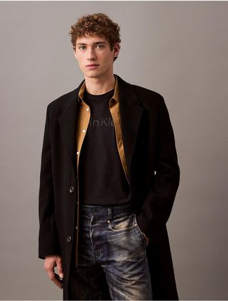 Calvin Klein Jeans Calvin Klein Mens Standard Logo Classic T-Shirt - Black - XL